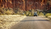 Driving through the West MacDonnell Ranges