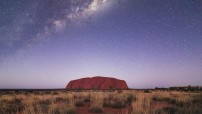 Uluru at night