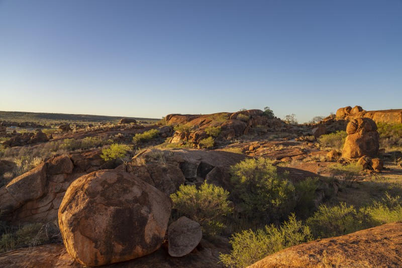 Karlu Karlu at sunset - Tourism NT/Yuri Kardashyan