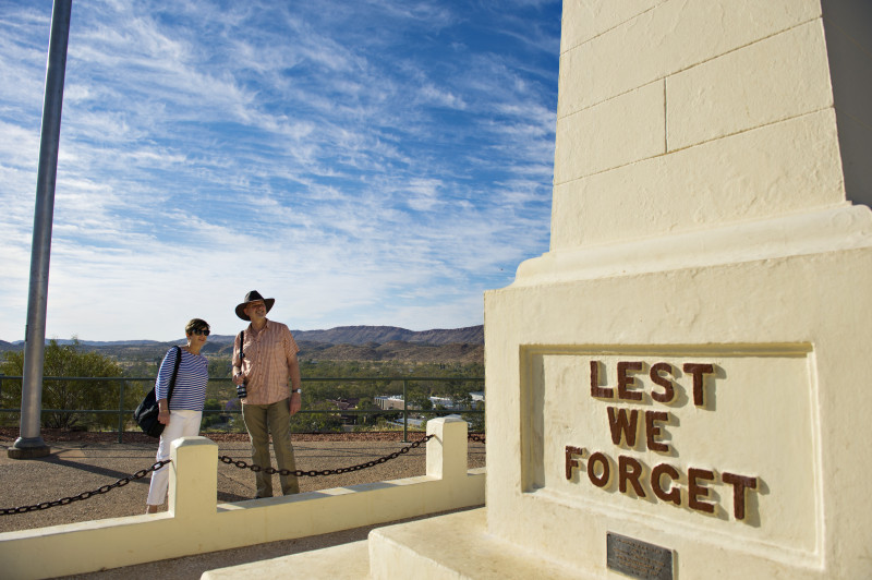 Cenotaph, man, woman